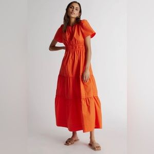 100% Organic Cotton Tiered Maxi Dress